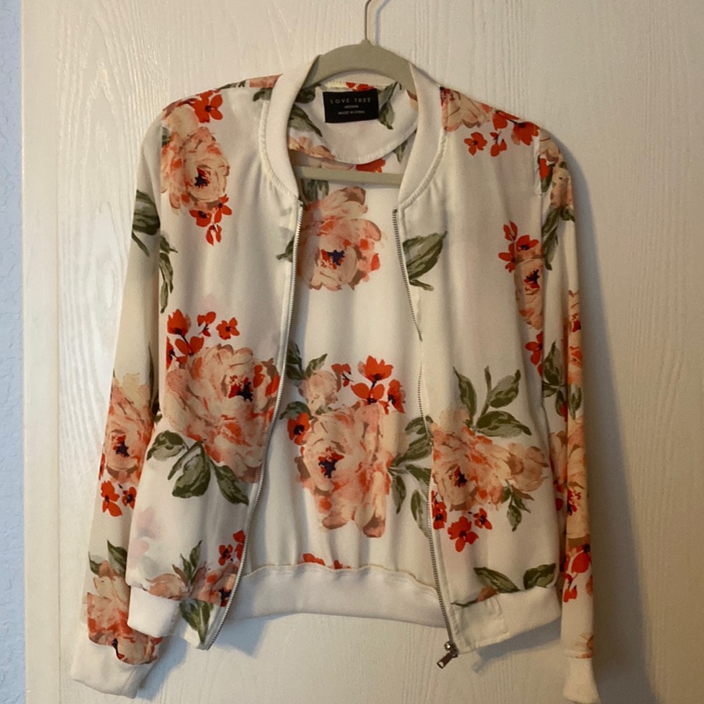 Love Tree Bomber Jacket